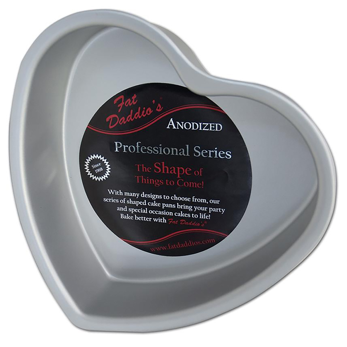 Kitchen Domain Fat Daddios Heart Cake Pan 14 X 3 Inch
