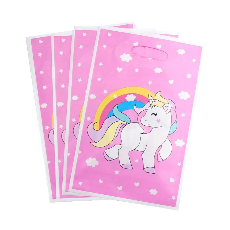 Rainbow Unicorn Loot Bags 10pcs