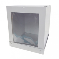 12x12x14 Inch Cake Box - Tall With Window