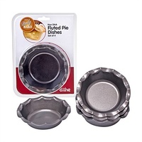 FLUTED PIE DISH 12.5CM SET OF 4