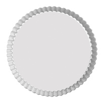 Fat Daddio's Fluted Tart Pan 1x8 Inch (Removeable Bottom)