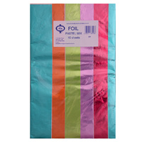 Home Style Chocolates Foil Wraps Pastel Mixed Colours