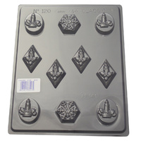 Home Style Chocolates Snowflakes Candles Chocolate Mould