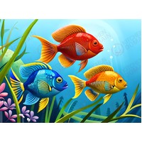 Tropical Fish Edible Image #4 - A4
