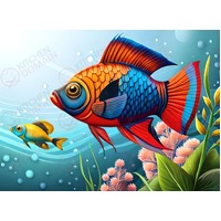 Tropical Fish Edible Image #10 - A4