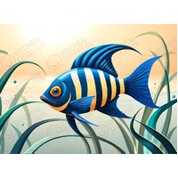 Tropical Fish Edible Image #12 - A4