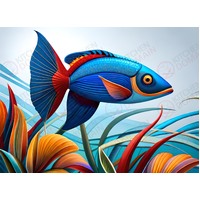 Tropical Fish Edible Image #16 - A4