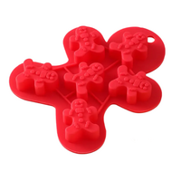 Christmas Gingerbread Man Silicone Chocolate Mould