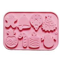 Christmas Mix 3 Silicone Chocolate Mould