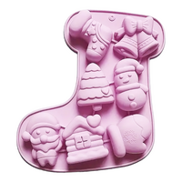 Christmas Stocking Silicone Chocolate Mould