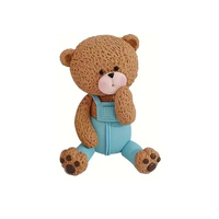 Bear Wearing Blue Overalls 