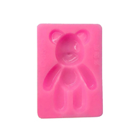 Teddy Bear Silicone Fondant Mould 5cm