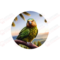 Parrot Edible Image #02 - Round