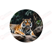Tiger Edible Image - Round #02