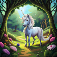 Unicorn Edible Image #04 - Square
