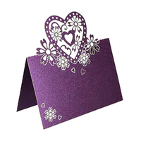 Purple Heart Name Card Pack Of 10