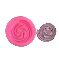 Silicone Rose Swirl Mould