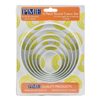 PME Classic Shapes- Round Cutters Set/6