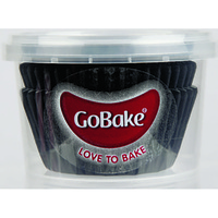 Gobake Baking Cups Black - 5cm