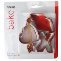 DEXAM TRUE LOVE COOKIE CUTTER SET