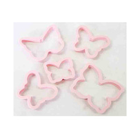 BUTTERFLY COOKIE CUTTER - 5 PIECE SET