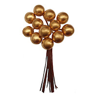 Decoration Berry Bunch Gold 10-12MM - 50mm