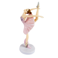 Ballerina Pink Toy Decoration 15cm Tall