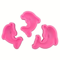 3pcs Dolphin Silicone Mould Set