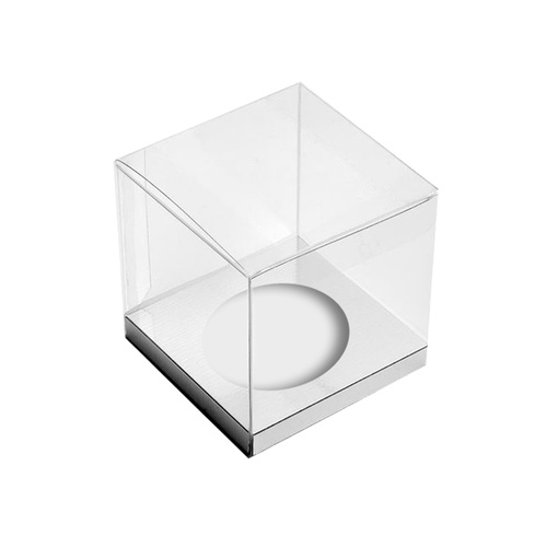 Single Plastic Clear Cupcake Box