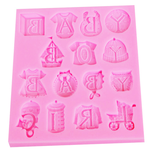 Baby Shower Silicone Fondant Mould