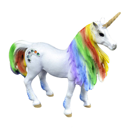 Unicorn Rainbow Resin Toy Topper