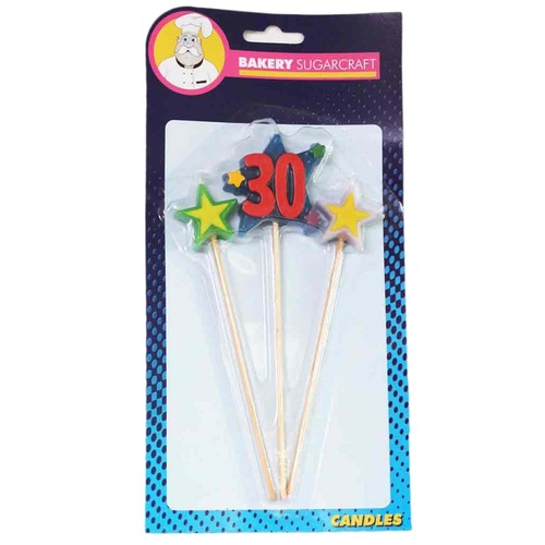 STAR PICK CANDLE - 30