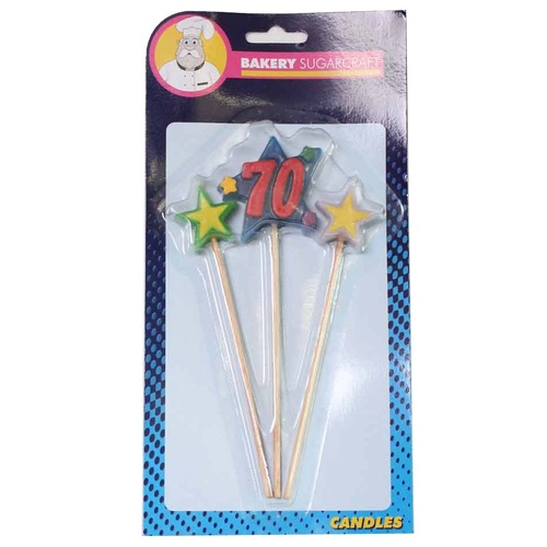 STAR PICK CANDLE - 70