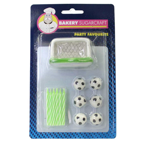 SOCCER BIRTHDAY CANDLE SET