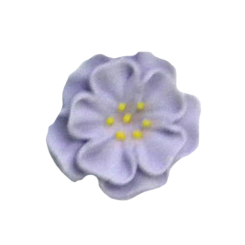 Dainty Icing Flowers Purple 20mm