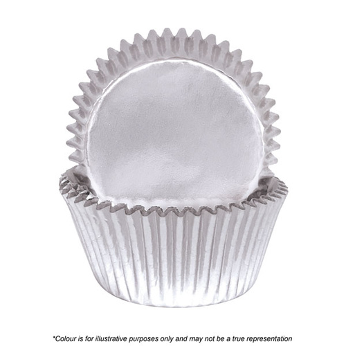 Cake Craft 408 Silver Foil Baking Cups Pack Of 72