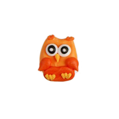 Edible Dec On Orange Owl