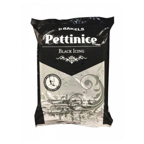 Bakels Pettinice Black Icing Fondant - 750g