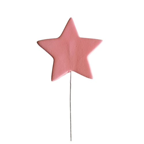 Pink Icing Stars On Wire