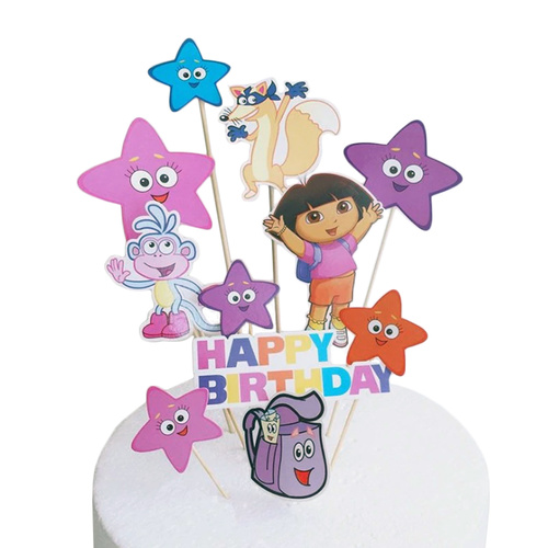 Dora Cake Topper Set
