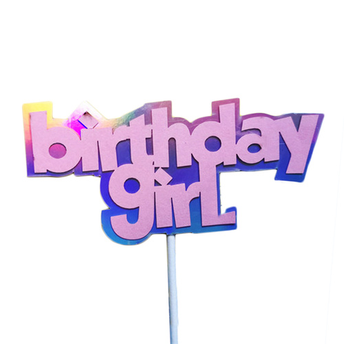 Birthday Girl Cake Topper