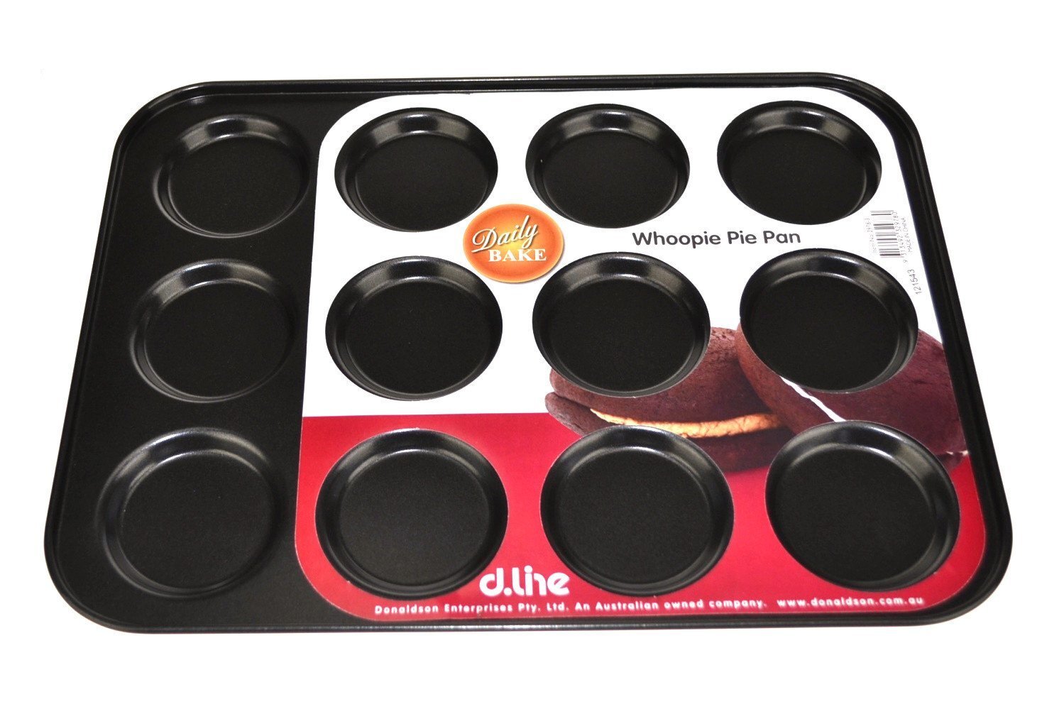 Kitchen Domain Daily Bake NonStick Whoopie Pie Pan 35.5 X 27 X 1.5cm