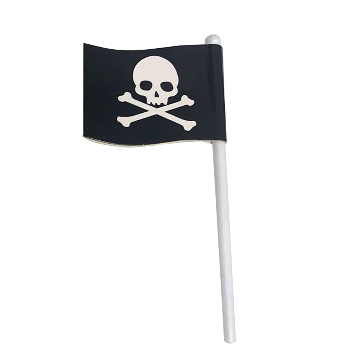 Skull/Crossbones Pick Flag 7cm