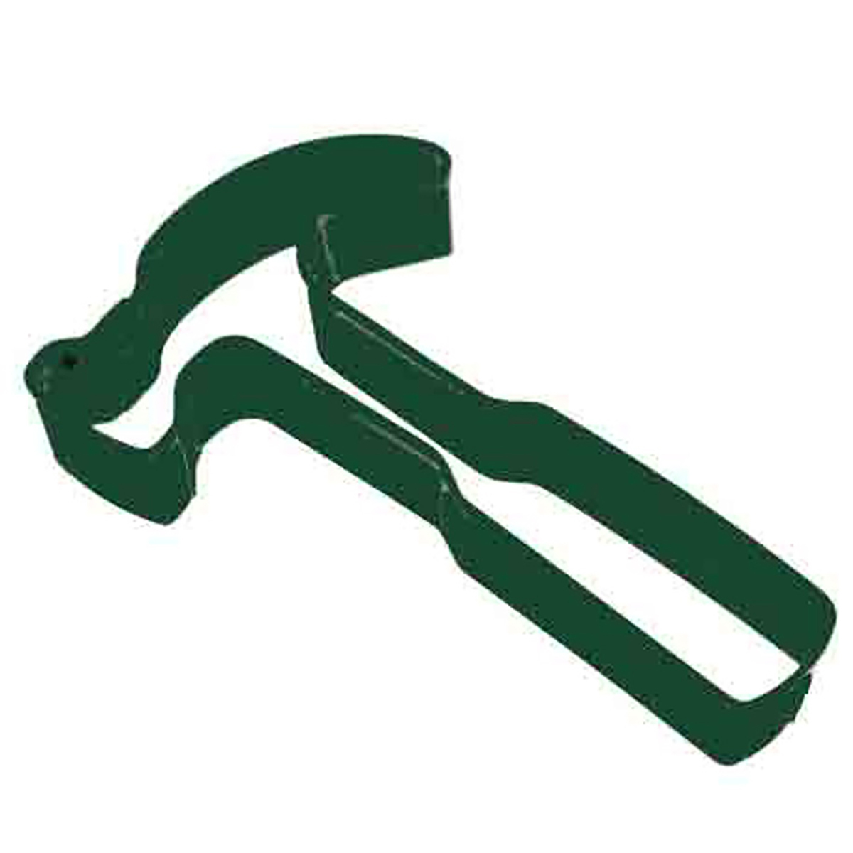 HAMMER COOKIE CUTTER GREEN 11.5CM