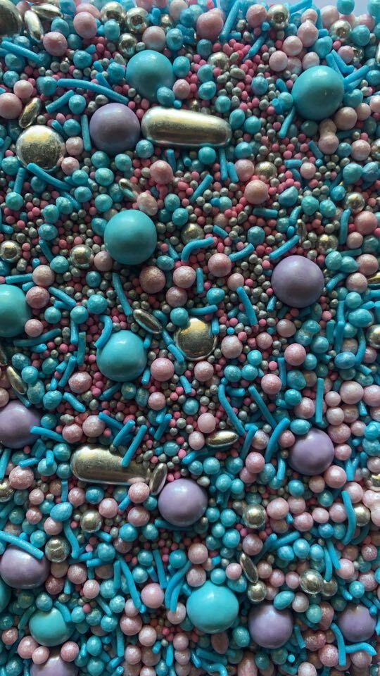 PinkPurpleBlue Sprinkles 10grams