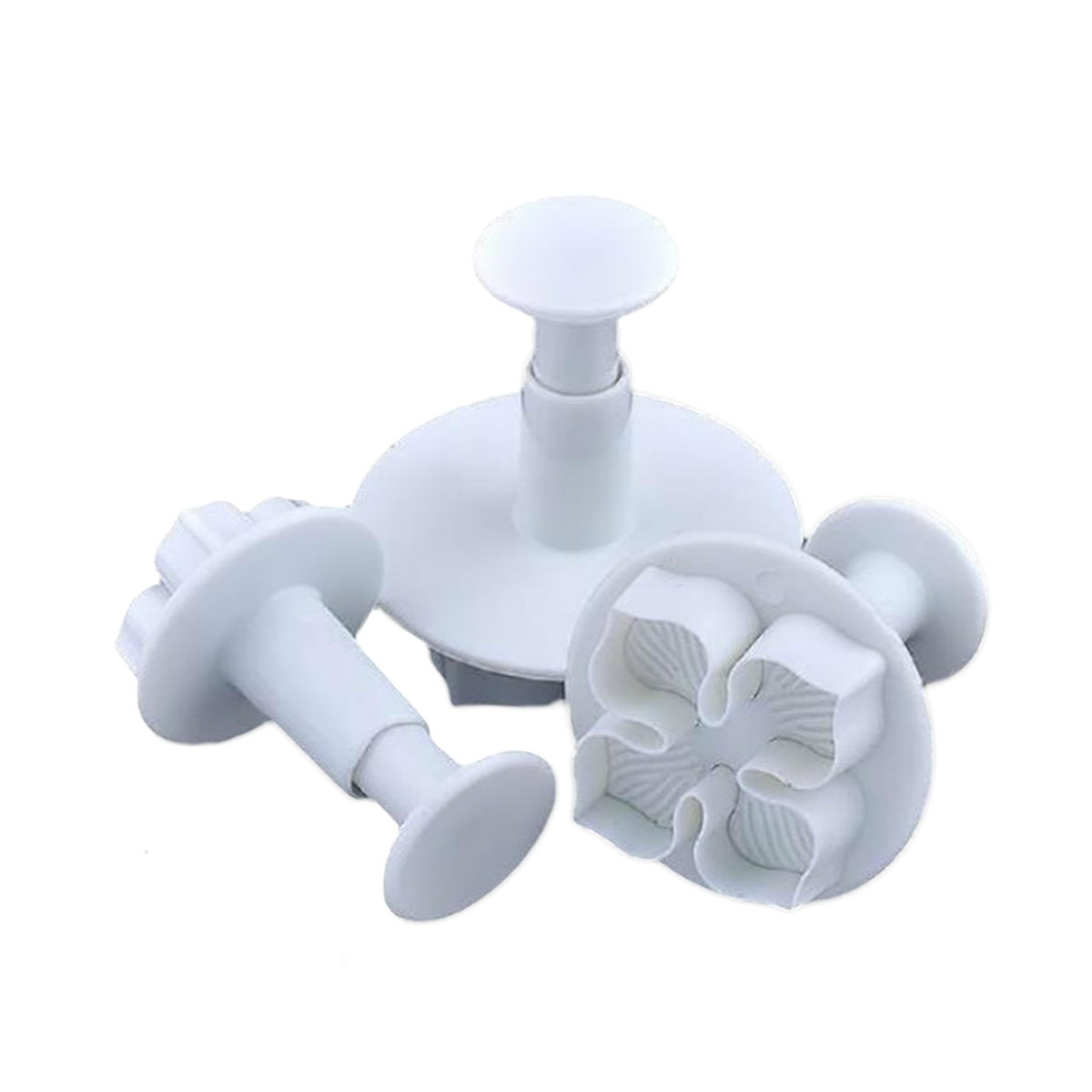 Kitchen Domain Hydrangea Plunger Cutter 3 Piece Set