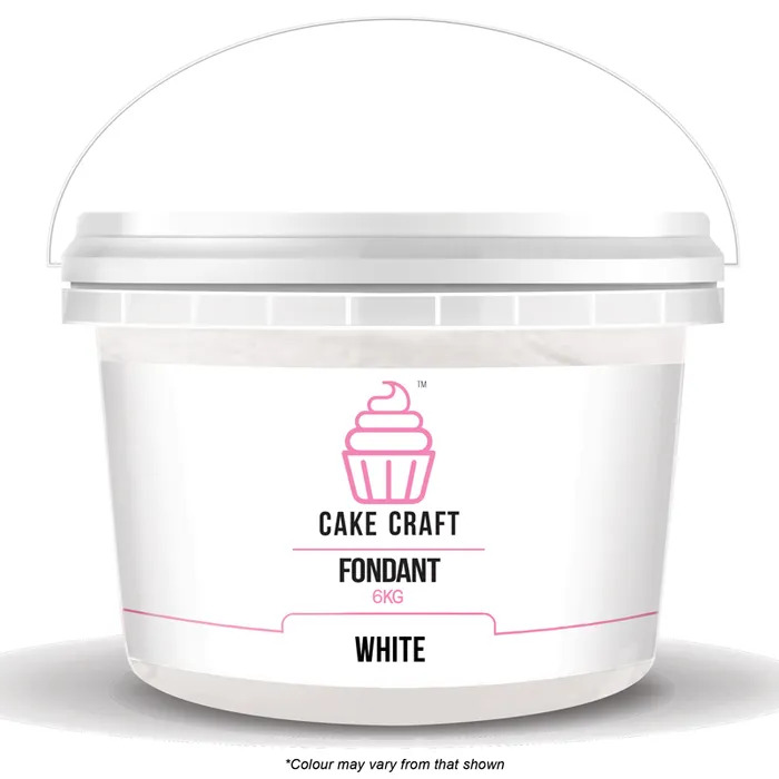 Kitchen Domain Cake Craft Fondant White 6kg