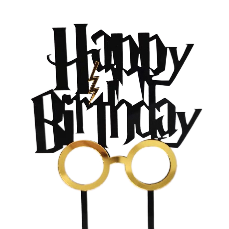 Edible Harry Potter Inspired Wizard Personalised Cake Topper Decoration |  eBay