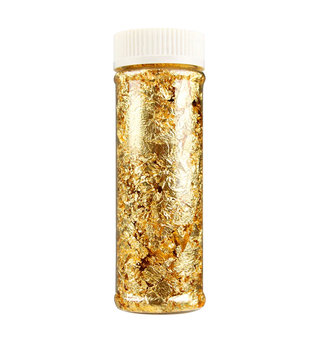 Edible Gold Leaf Flakes 2 grams