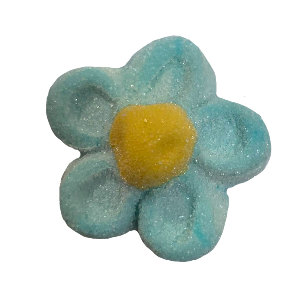 Kitchen Domain Large Marshmallow Flowers Blue